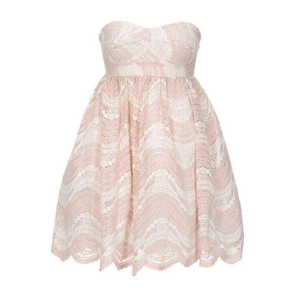 Les Bourdelles des Garcon Short Circle Lace Dress Size 42 US XS Capria NWT $425 - Picture 12 of 12